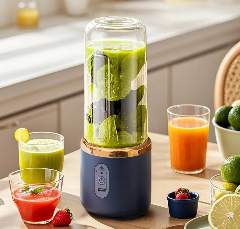 Portable Electric Mini Juicer Blender for Fresh Fruit Orange Citrus