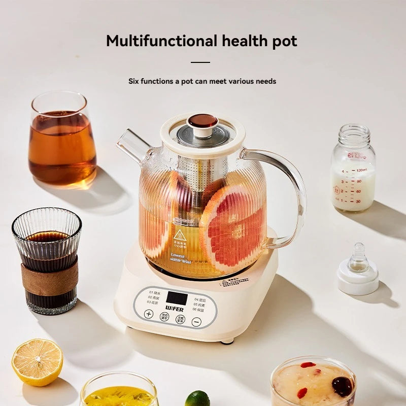 Glass Electric Herbal Tea Kettle Automatic Temperature-Control