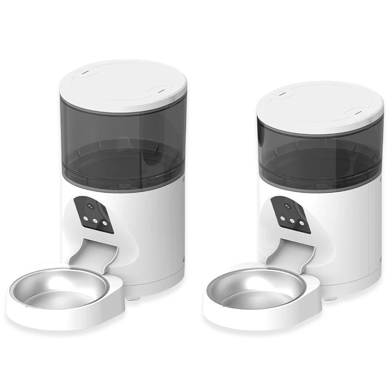 4L Smart Automatic Pet Feeder Voice Calling APP Control Charge