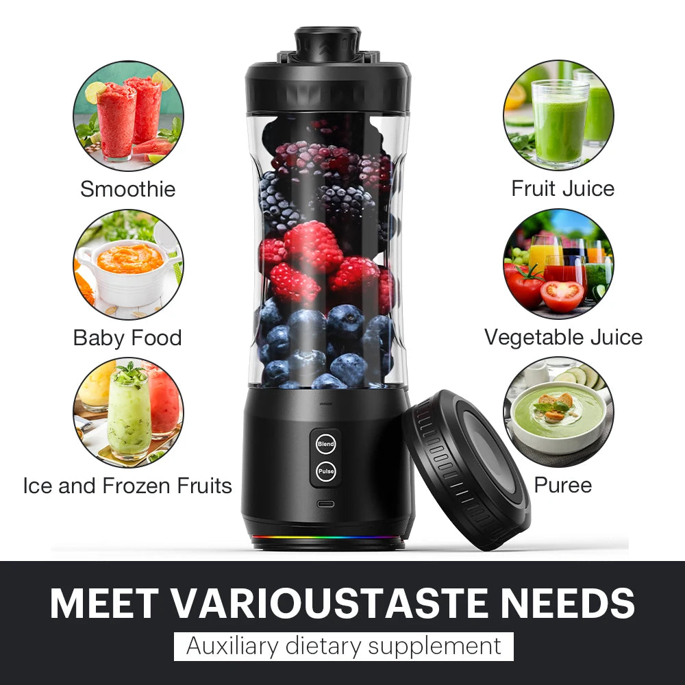 Electric Juicing Cup Portable Wireless Fruit Blender Mini Multi