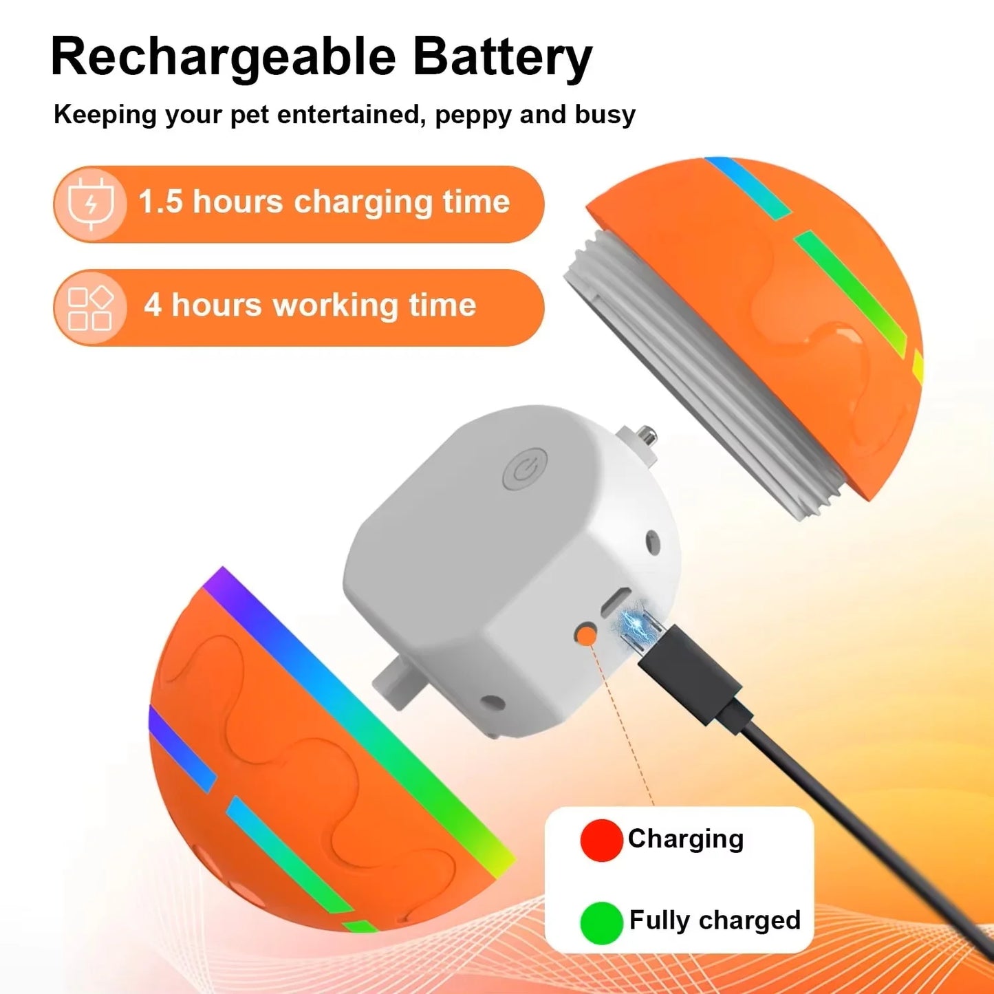 Interactive USB Charging LED Light Car Electric Moving Remote Control